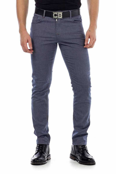 CD372C men's fabric trousers in the fashionable slim fit cut