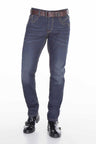 CD381 Jeans cómodos para hombres con corte clásico
