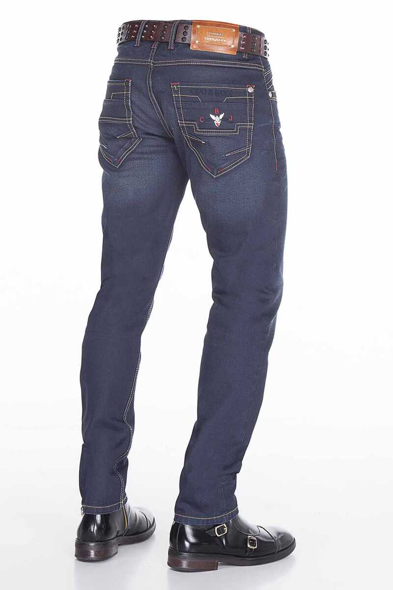 CD381 Jeans cómodos para hombres con corte clásico