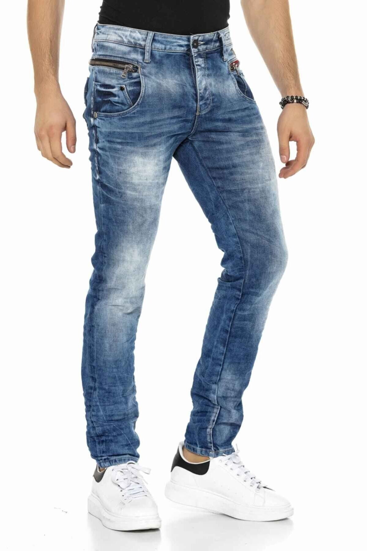 CD394 Jeans desgastados para Hombre