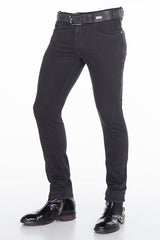 CD403 Herren Slim-Fit-Jeans im klassischen 5-Pocket-Design