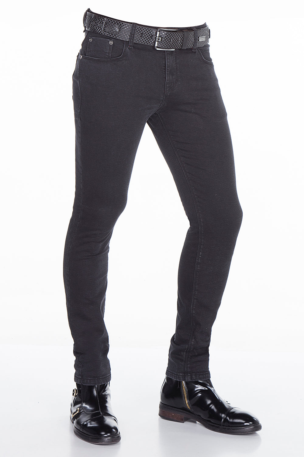 CD403 Herren Slim-Fit-Jeans im klassischen 5-Pocket-Design