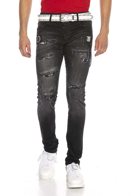 CD417 Jeans pour homme coupe skinny