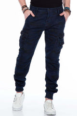 CD422 Heren Cargo Jeans met een elastische Zoom