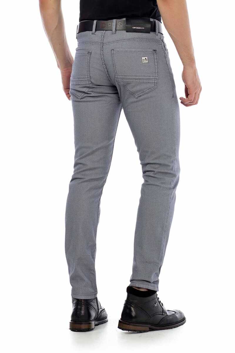 CD432 Men's fabric trousers in the fashionable slim fit cut