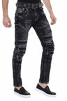 CD486A men Slim-Fit jeans in the used destroyed look