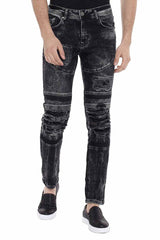 CD486A men Slim-Fit jeans in the used destroyed look
