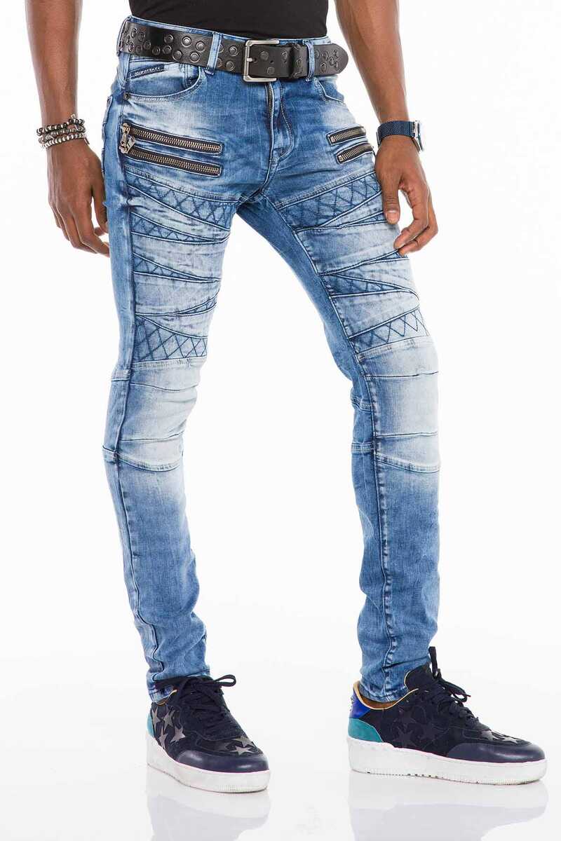 CD505 Comfortable Men's Jeans in the stylish Look in Slim Fit