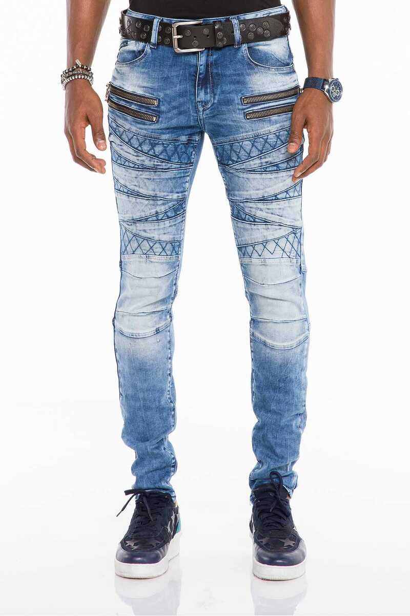 CD505 Comfortable Men's Jeans in the stylish Look in Slim Fit