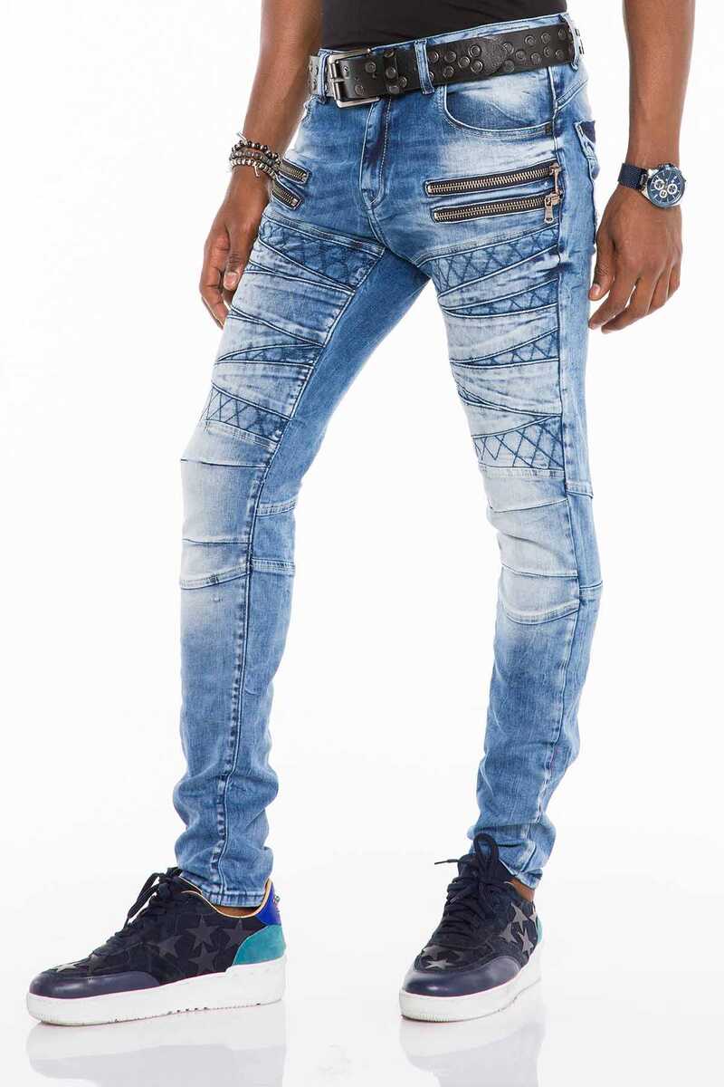 CD505 Comfortable Men's Jeans in the stylish Look in Slim Fit