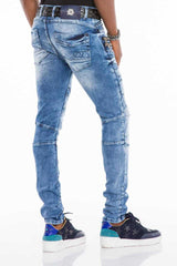 CD505 Comfortable Men's Jeans in the stylish Look in Slim Fit