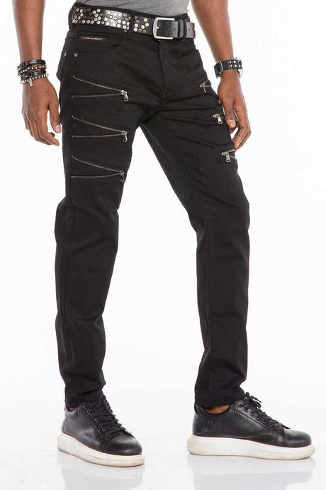 CD509 Jeans pour hommes Regular Fit Pantalon de loisirs extravagant