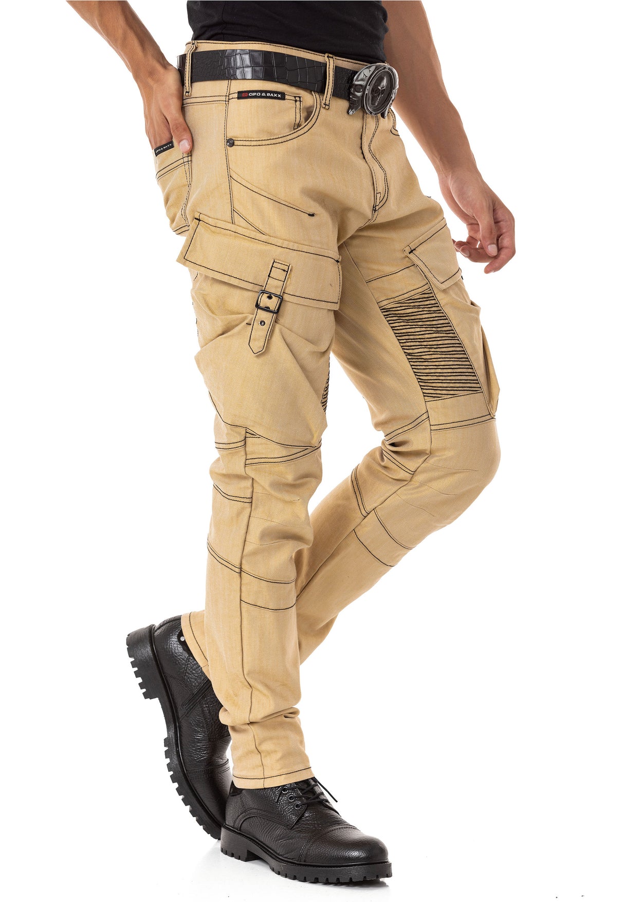 CD523 Pantalones cargo para hombre