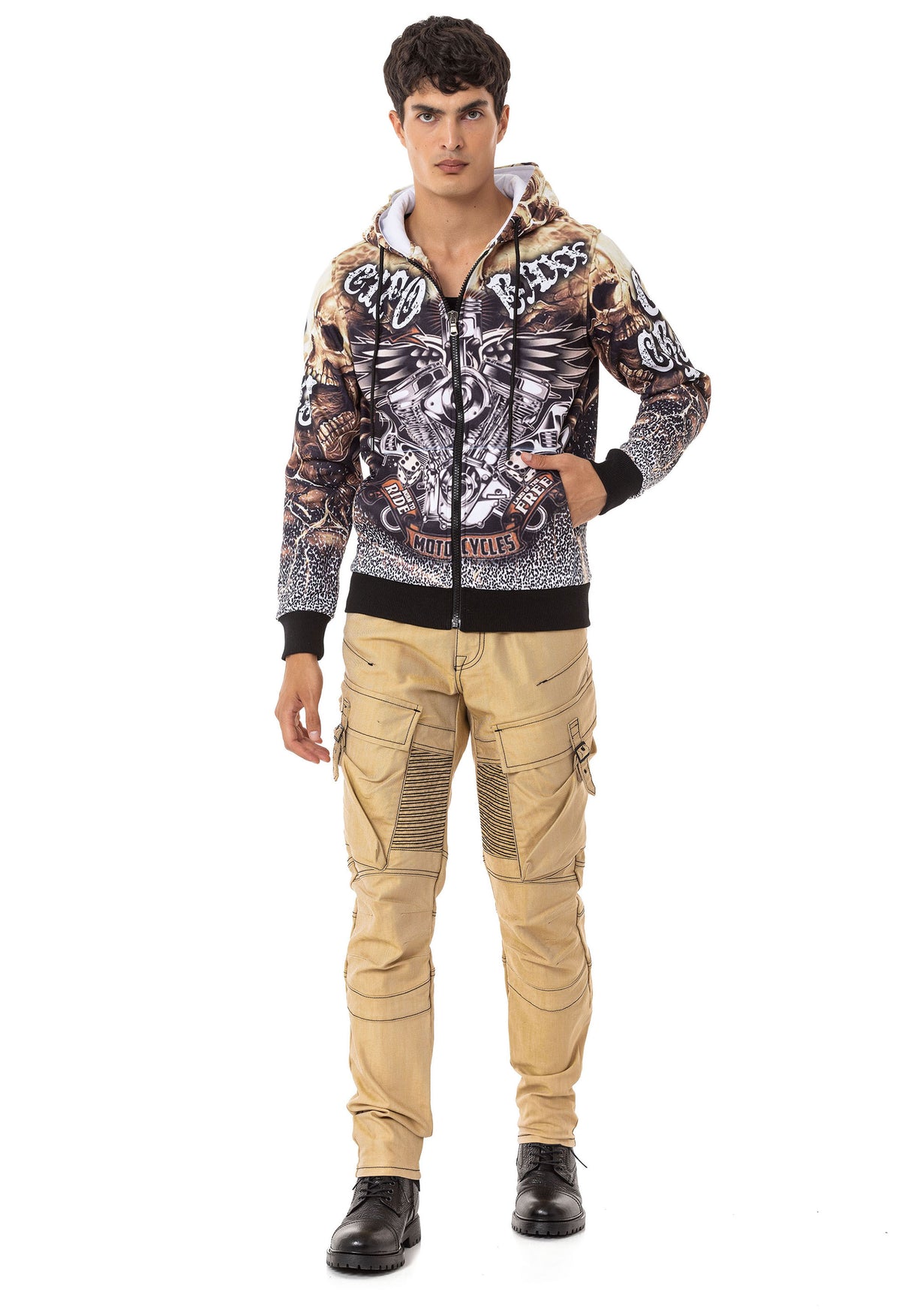 CD523 Pantalones cargo para hombre