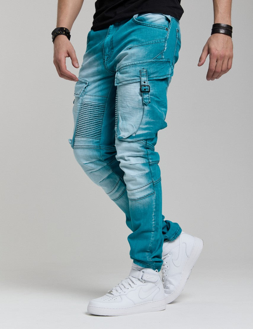 CD523 Pantalones cargo para hombre