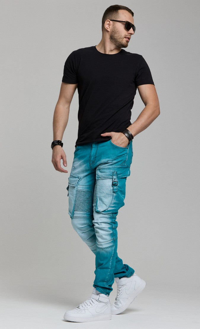 CD523 Pantalones cargo para hombre