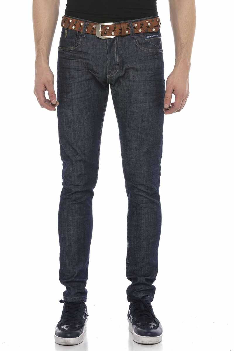 CD538 Herren Slim-Fit-Jeans im klassischen Schnitt