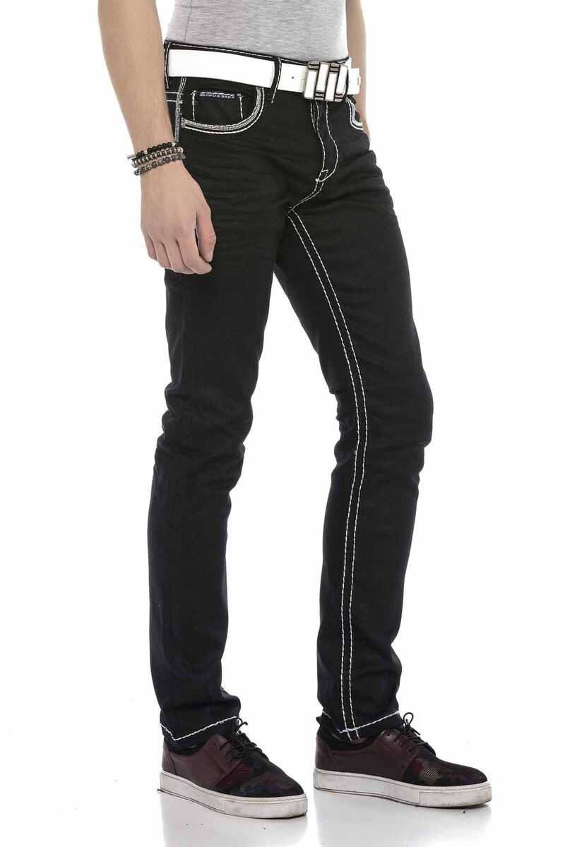 CD553 Jeans para hombres  con costuras con colores