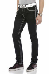 CD553 Jeans para hombres  con costuras con colores