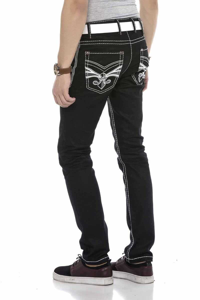 CD553 Jeans para hombres  con costuras con colores