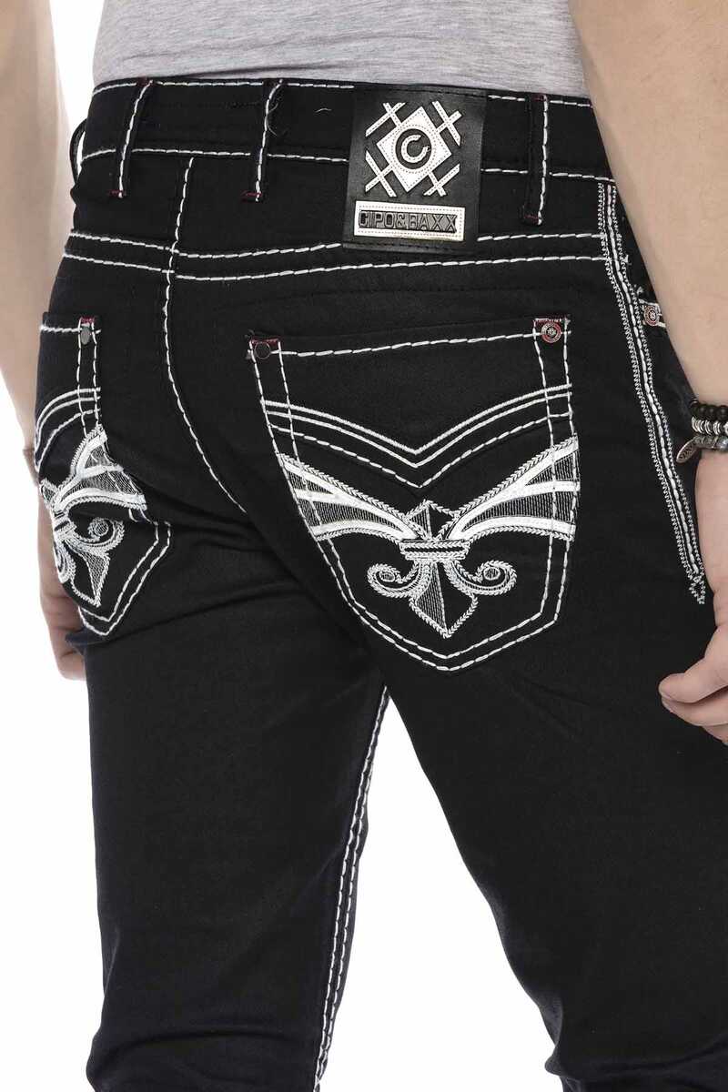 CD553 Jeans para hombres  con costuras con colores