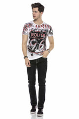 CD553 Jeans para hombres  con costuras con colores