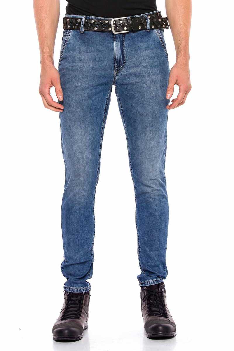 CD554 jeans confortables pour hommes en coupe regular