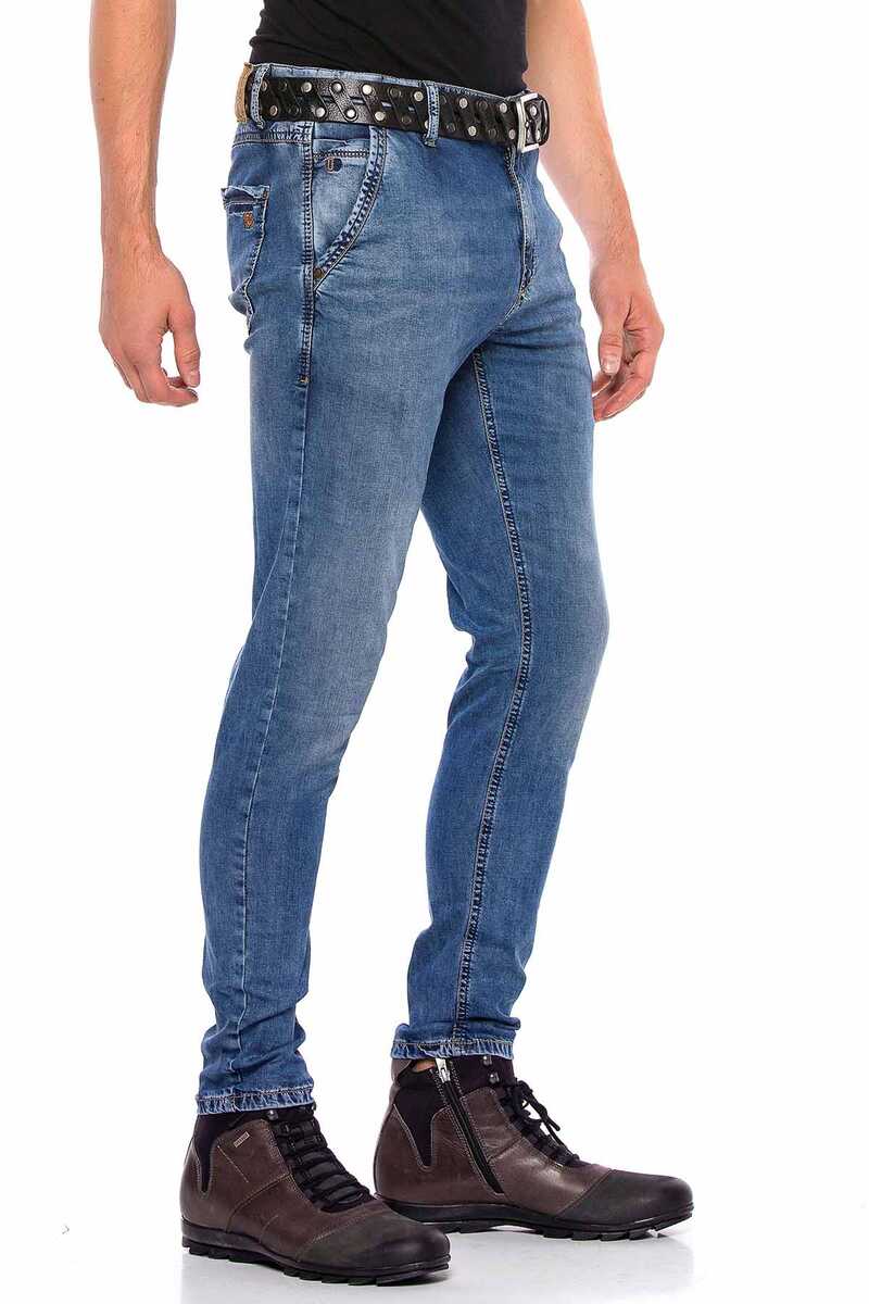 CD554 jeans confortables pour hommes en coupe regular