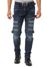 CD555 Jeans Slim-Fit Desgastados para Hombre