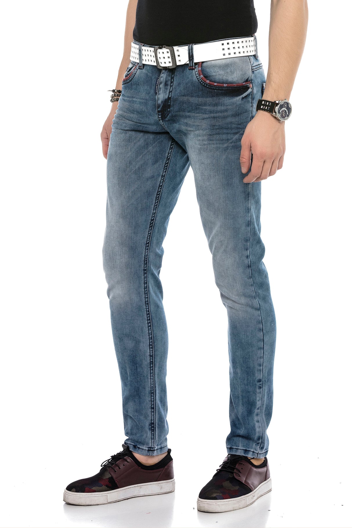 CD569 Jeans Slim para Hombre