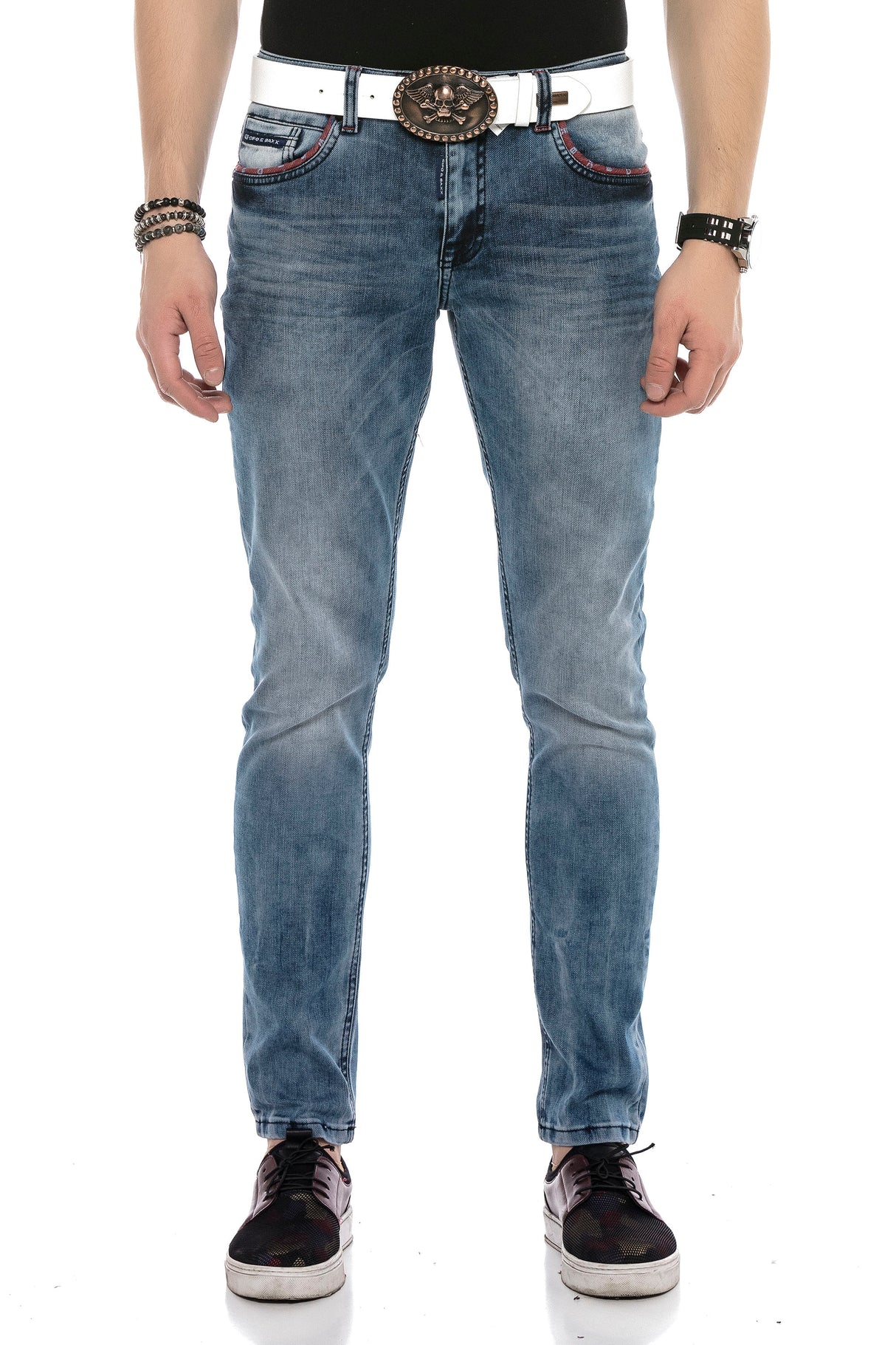 CD569 Jeans Slim para Hombre