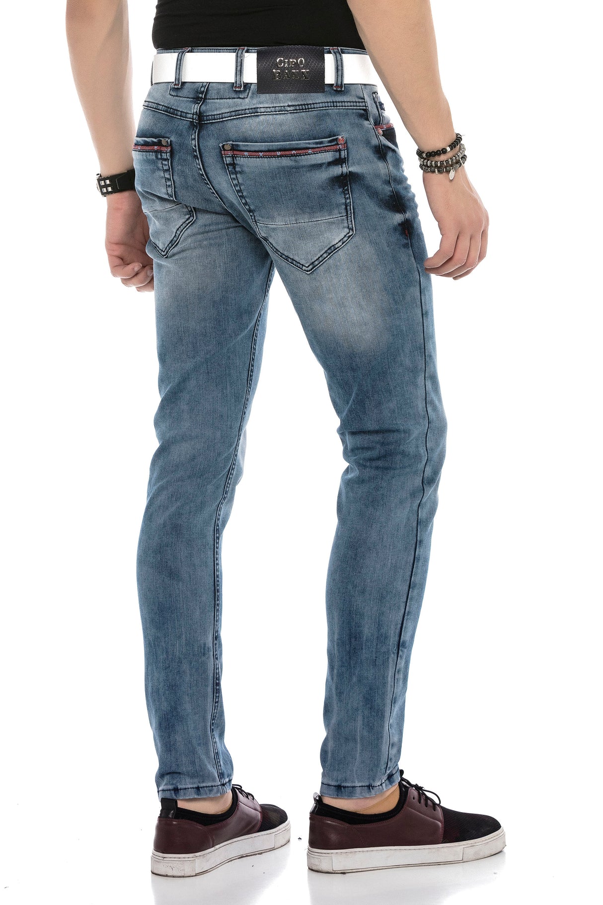 CD569 Jeans Slim para Hombre