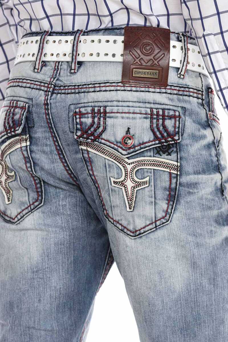 CD612 Men Straight Fit-Jeans in a fashionable design