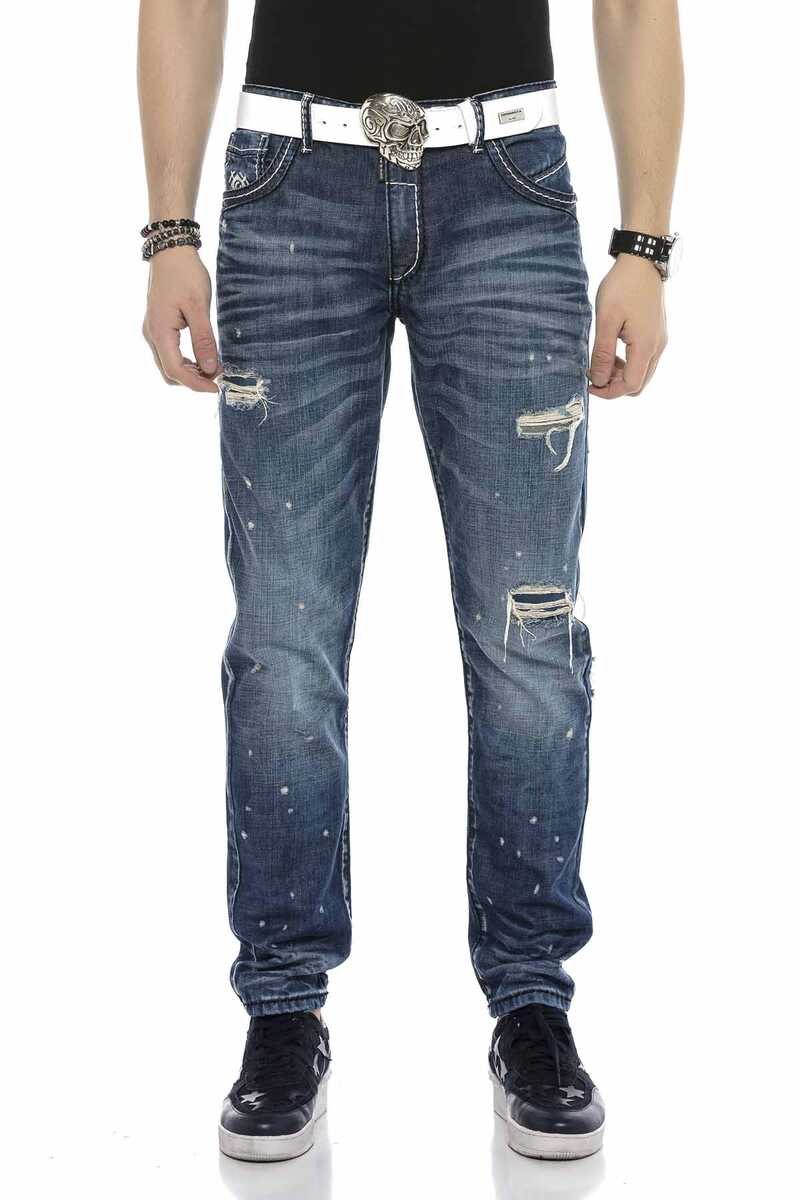 CD627 Men's Jeans in trendy with stylish Cut-Outs