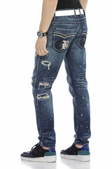 CD627 Men's Jeans in trendy with stylish Cut-Outs