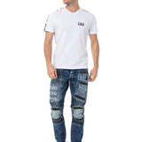CD637 Herren bequeme Jeans im coolen Look