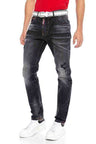 CD666 Men's Straight Fit Jeans in a fashionable look