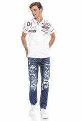 CD670 men torn leisure jeans with trendy details