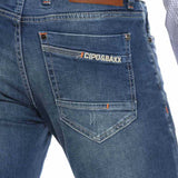 CD673 Herren bequeme Jeans mit trendigen Used-Elementen