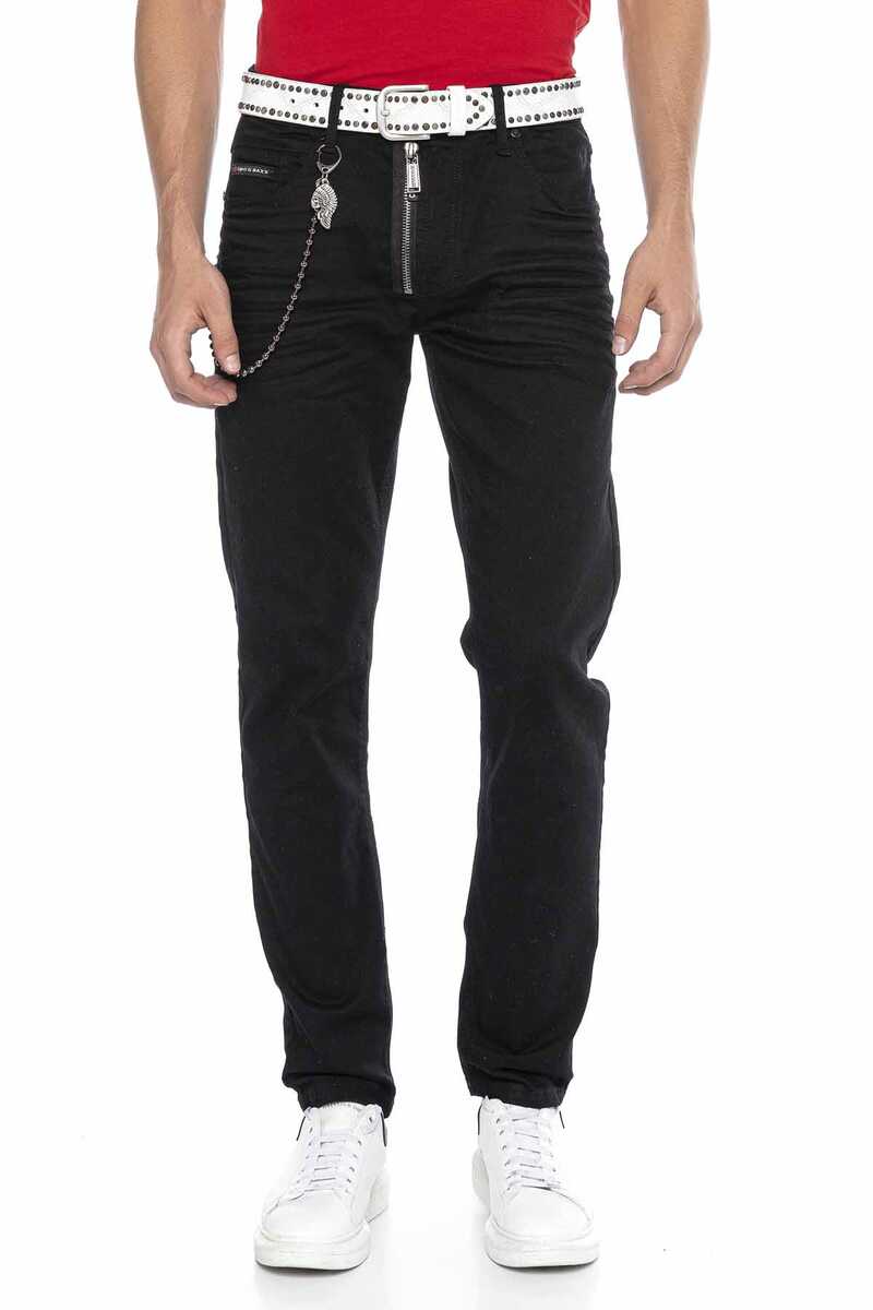 CD675 Hombres rectos de fit-jeans en un aspecto elegante