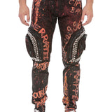 CD693 Jeans tendance pour hommes avec rivets
