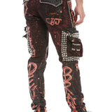 CD693 Jeans tendance pour hommes avec rivets