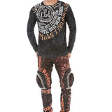 CD693 Jeans tendance pour hommes avec rivets