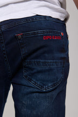 CD694 Jeans pour hommes au look extravagant