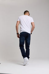 CD694 Jeans pour hommes au look extravagant