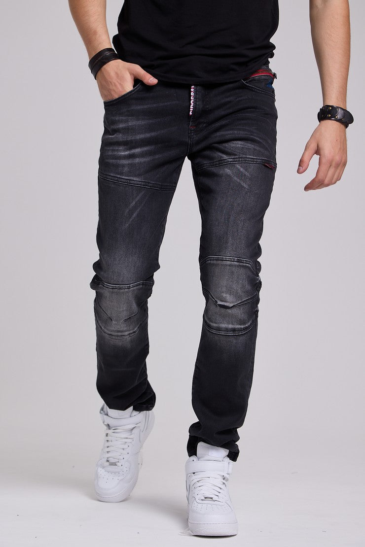 CD699 Tejanos gastados para hombre 