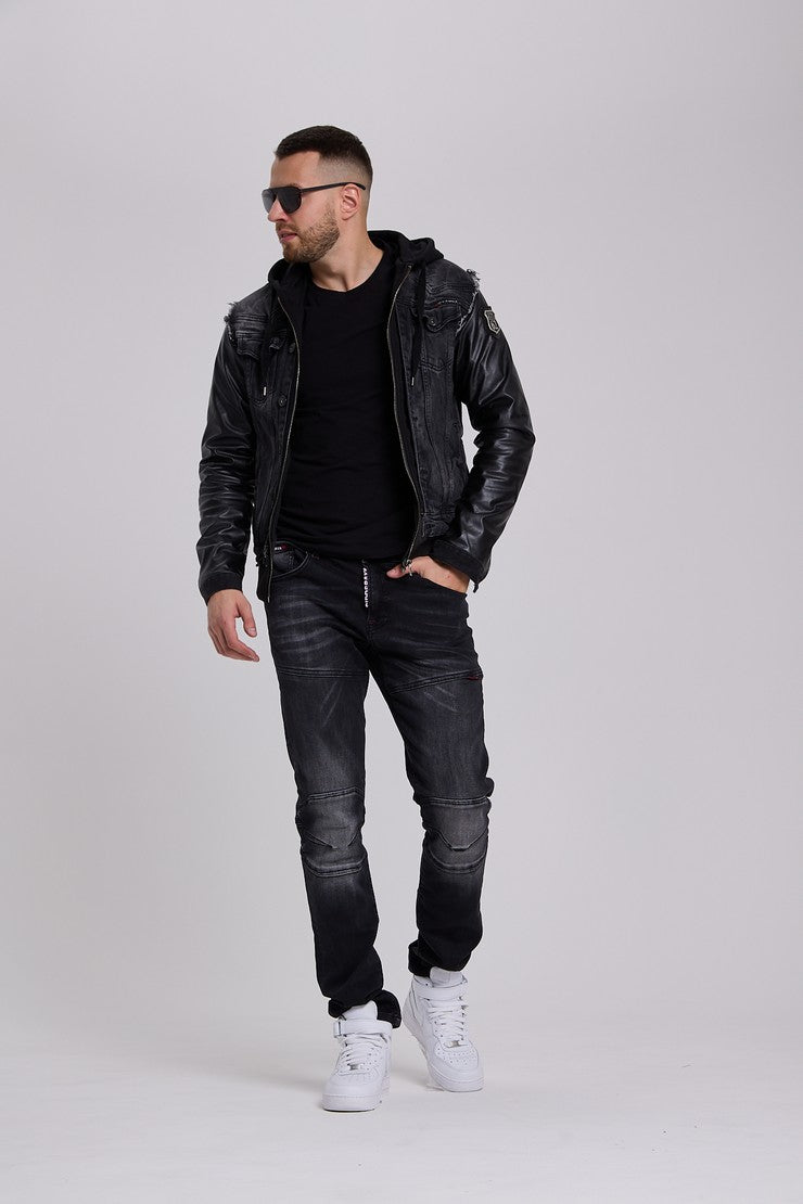 CD699 Tejanos gastados para hombre 