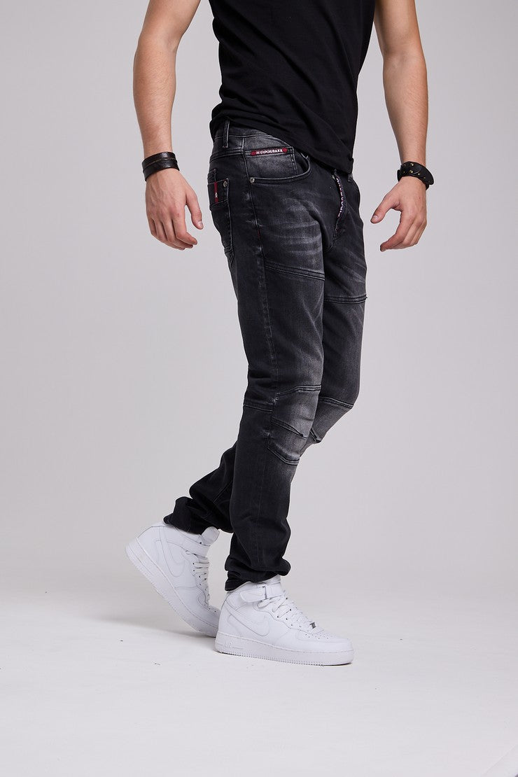 CD699 Tejanos gastados para hombre 
