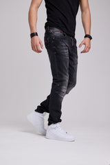 CD699 Tejanos gastados para hombre 