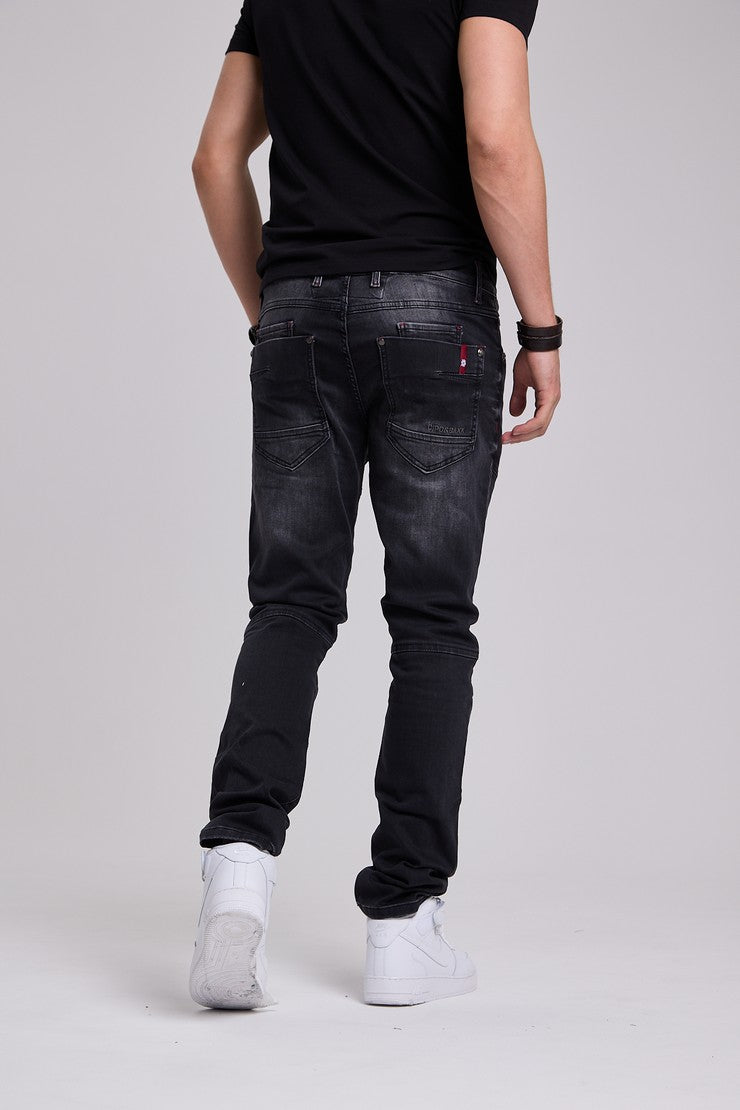 CD699 Tejanos gastados para hombre 